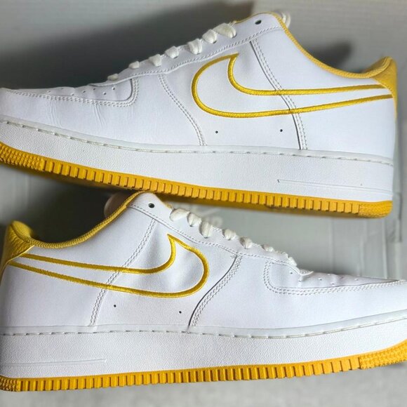 Size 12 - Nike Air Force 1 '07 Leather Low Ochre | OG box - Picture 7 of 10